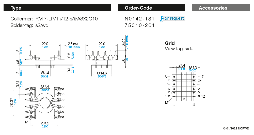 RM 7-LP/1k/12-s/ii/A3X2G10, sw technical product visual