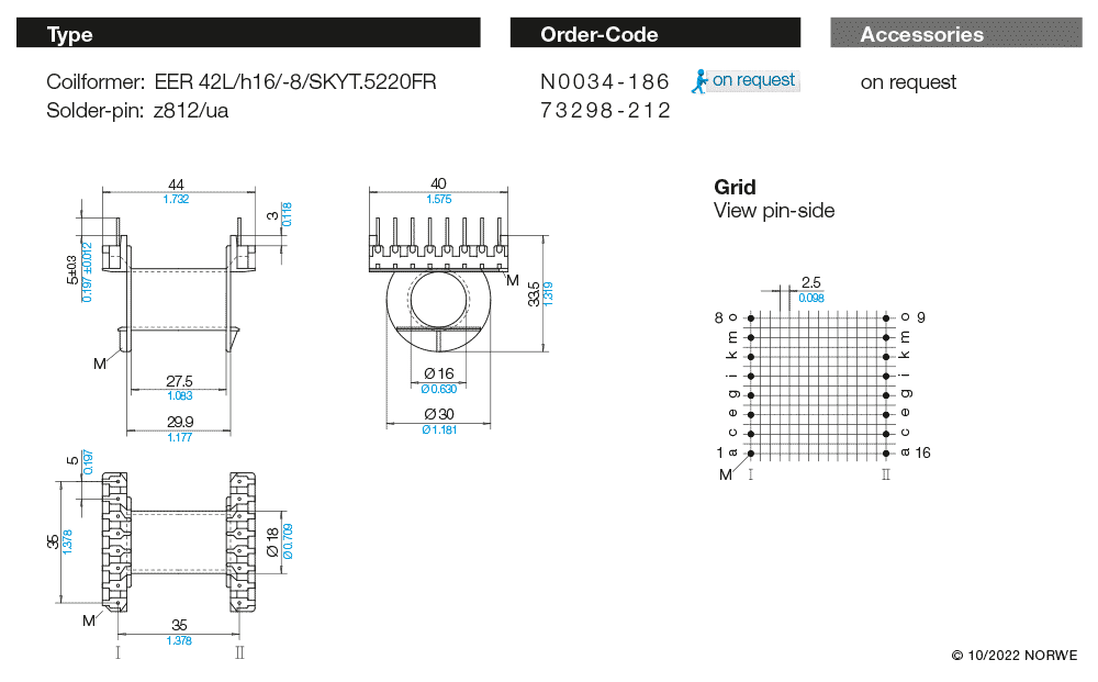 EER 42L/h16/-8/SKYT.5220FR technical preview