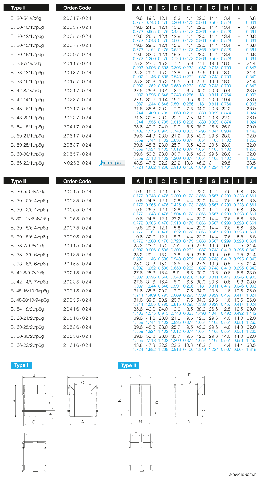 EJ 30-12/6-4v/p6g technical product visual