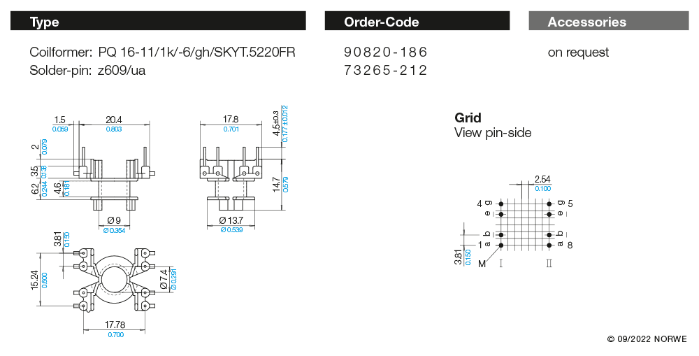 PQ 16-11/1k/-6/gh/SKYT.5220FR technical product visual