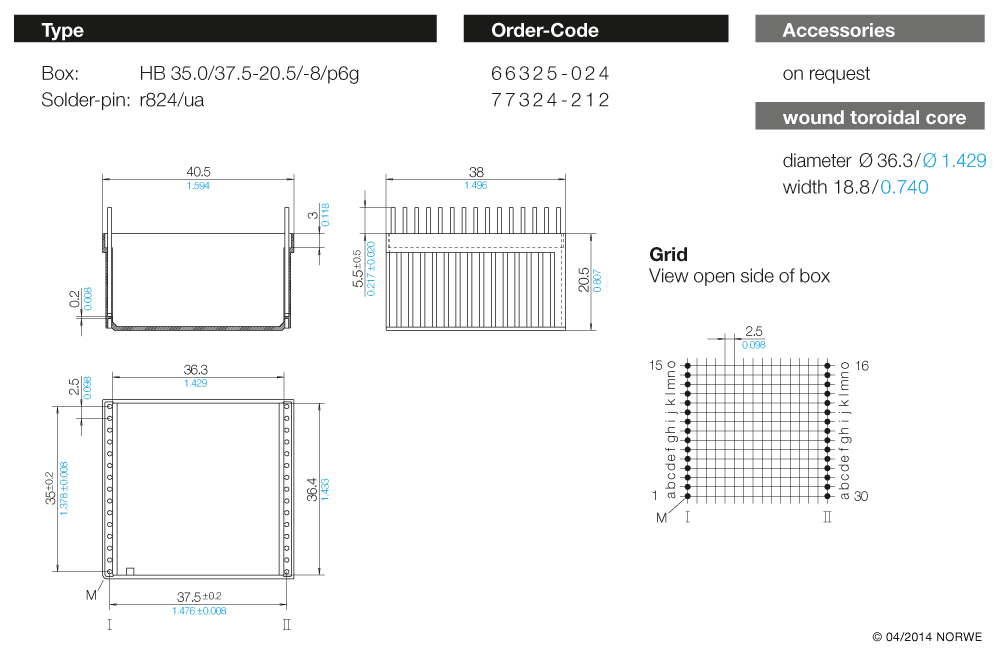 HB 35,0/37,5-20,5/-8/p6g technical preview