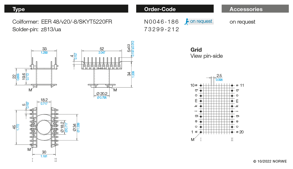 EER 48/v20/-8/SKYT.5220FR technical product visual