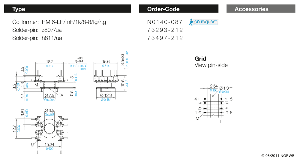 RM 6-LP/mF/1k/8-8/fg/rtg nat. technical product visual
