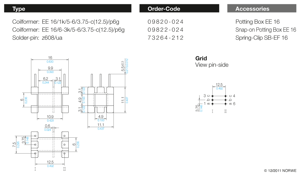 EE 16/1k/5-6/3,75-c(12,5)/p6g technical preview
