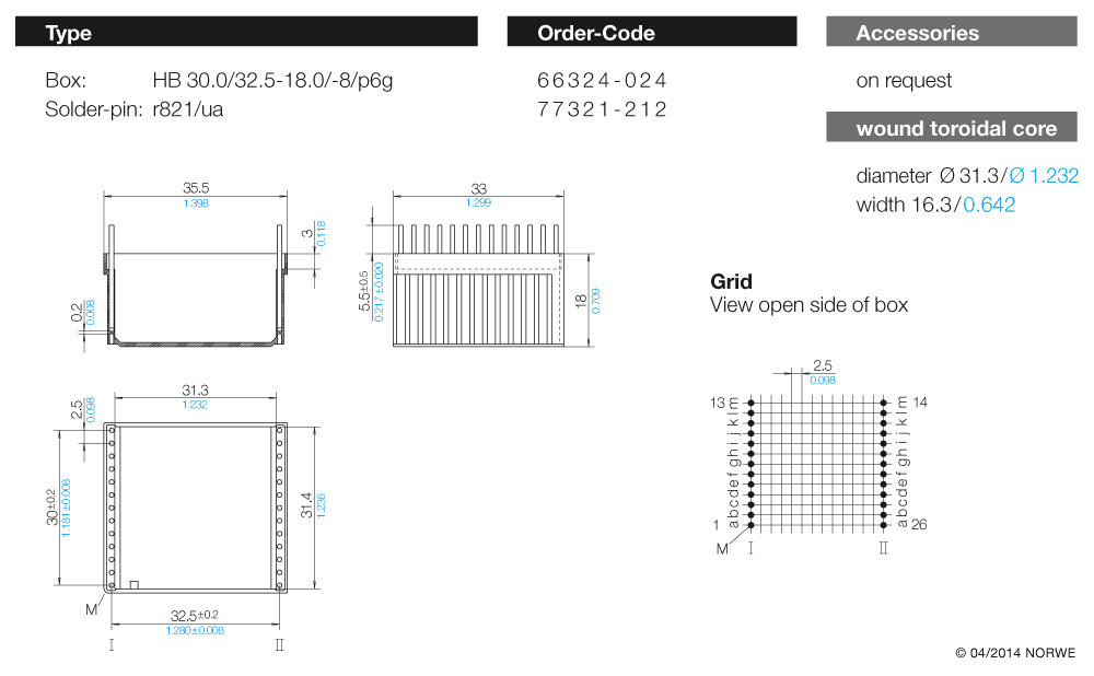 HB 30,0/32,5-18,0/-8/p6g technical preview