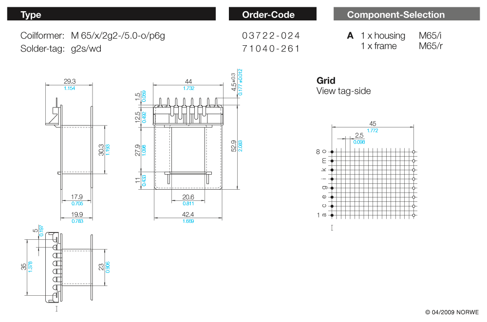 M 65/x/2g2-/5,0-o/p6g technical product visual