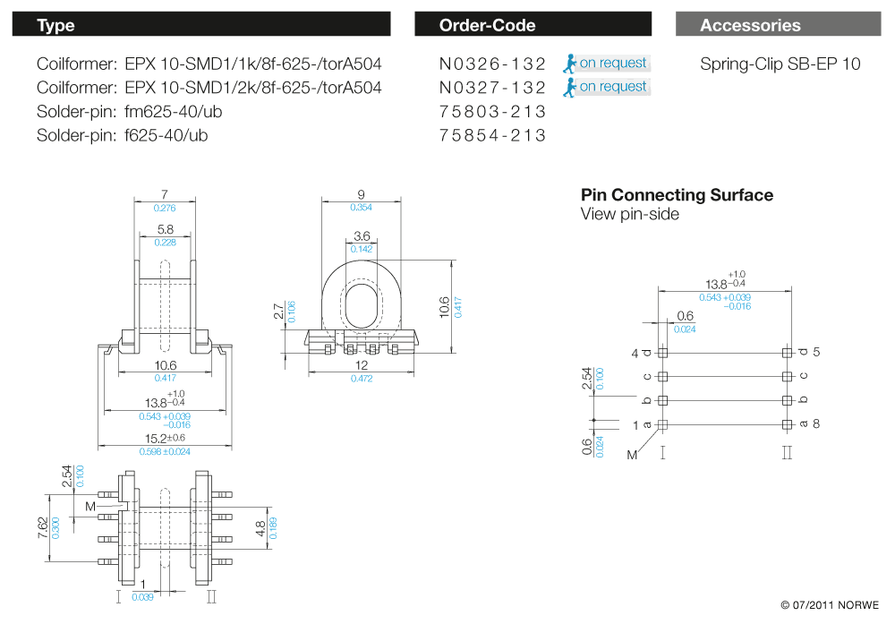 EPX 10-SMD1/1k/8f-625-/torA504 technical product visual