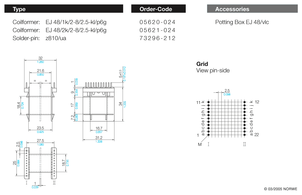 EJ 48/1k/2-8/2,5-kl/p6g technical preview