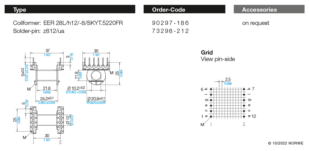 EER 28L/h12/-8/SKYT.5220FR technical preview