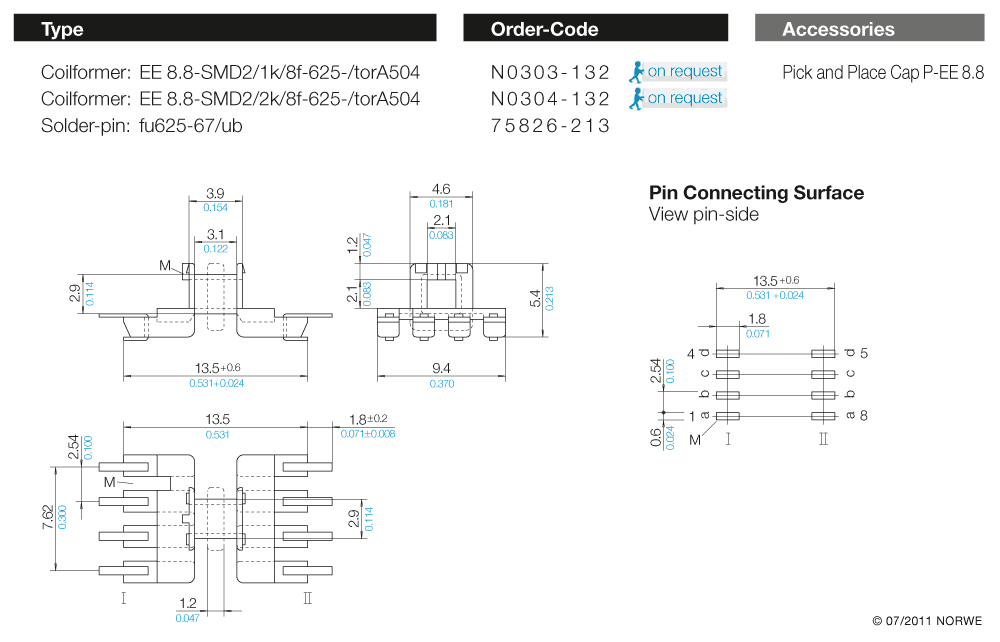 EE 8,8-SMD2/1k/8f-625-/torA504 technical product visual