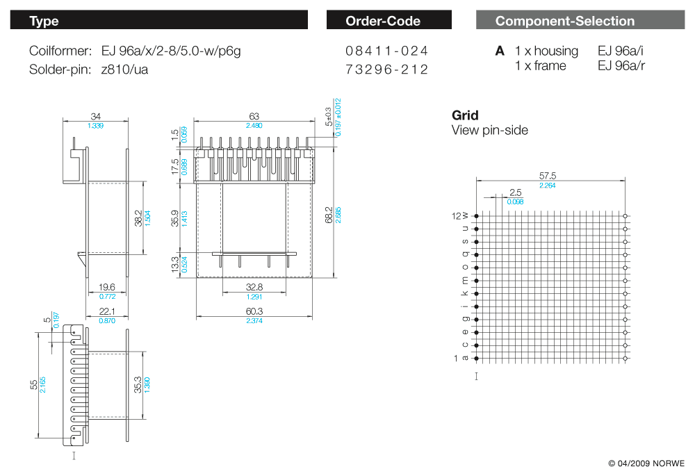 EJ 96a/x/2-8/5,0-w/p6g technical preview