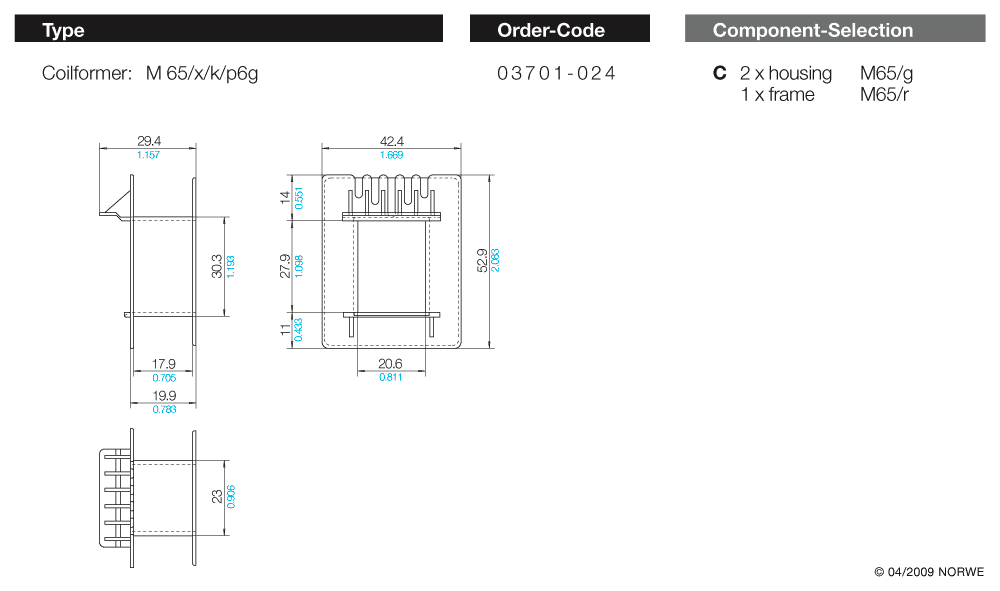 M 65/x/k/p6g technical product visual