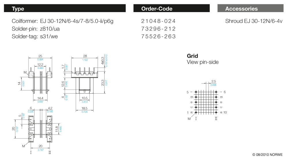 EJ 30-12N/6-4s/7-8/5,0-ii/p6g technical preview