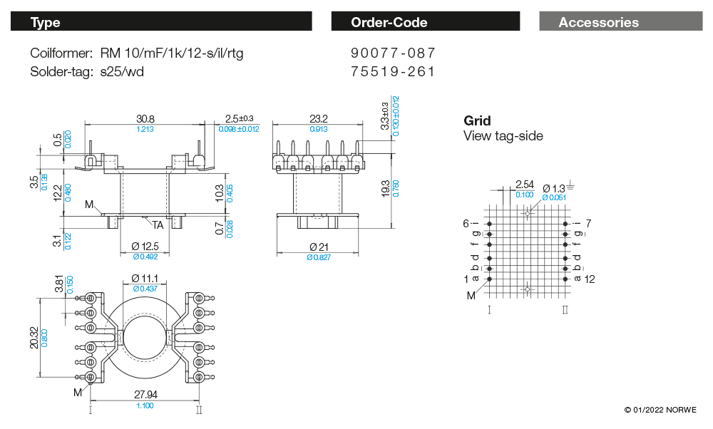 RM 10/mF/1k/12-s/il/rtg nat. technical product visual