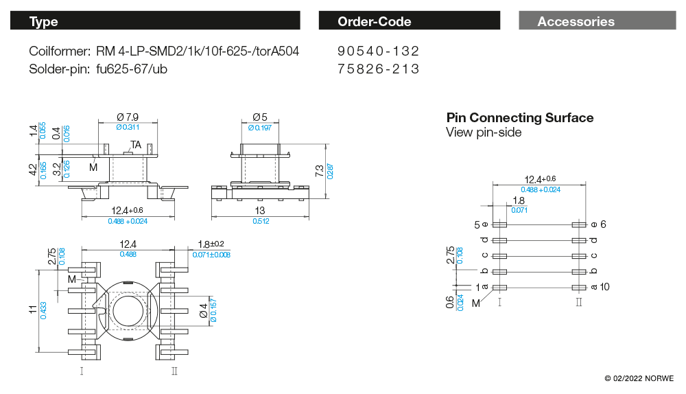 RM 4-LP-SMD2/1k/10f-625-/torA504 technical product visual