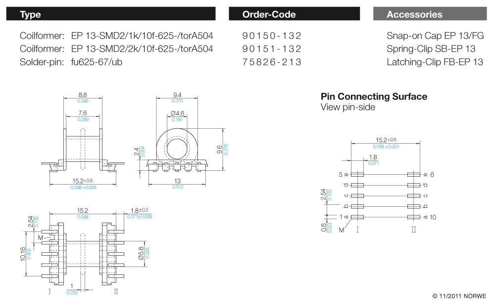 EP 13-SMD2/1k/10f-625-/torA504 technical preview