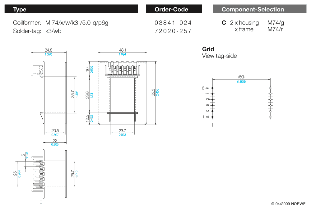 M 74/x/w/k3-/5,0-k/p6g technical product visual