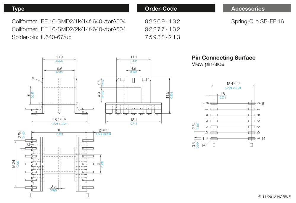 EE 16-SMD2/1k/14f-640-/torA504 technical product visual
