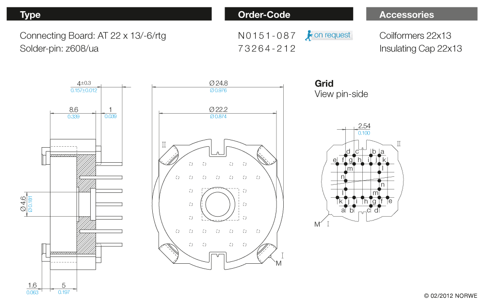 AT 22 x 13/-6/rtg nat. technical preview