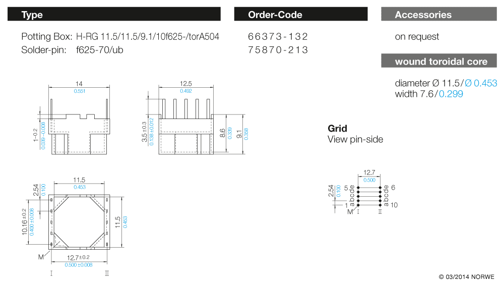 H-RG 11,5/11,5/9,1/10f-625-/torA504 technical preview