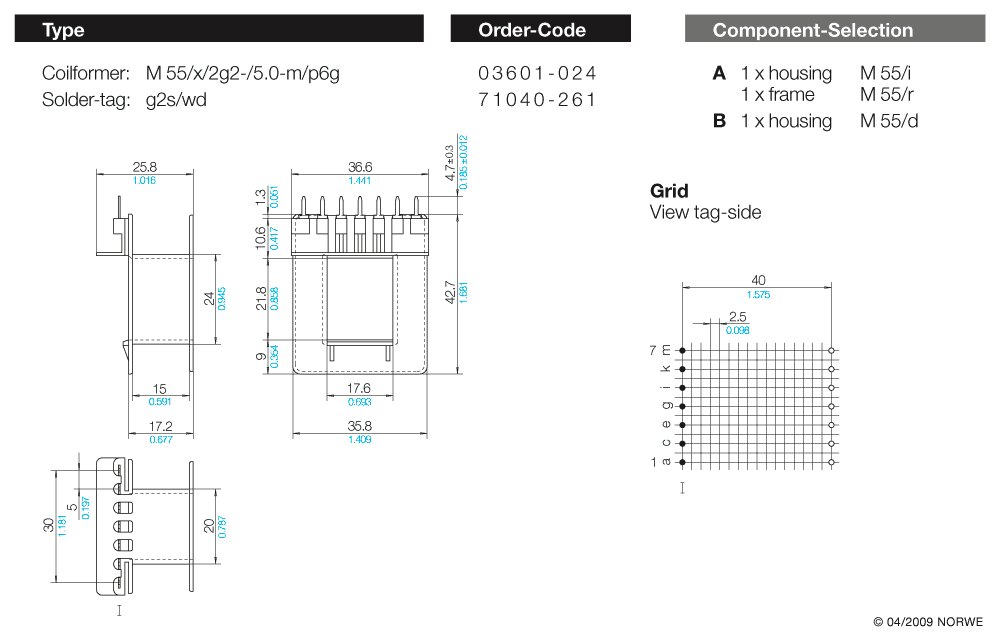 M 55/x/2g2-/5,0-m/p6g technical product visual