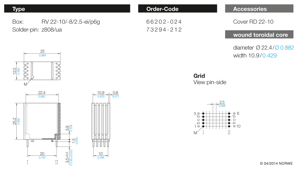 RV 22-10/-8/2,5-ei/p6g technical product visual