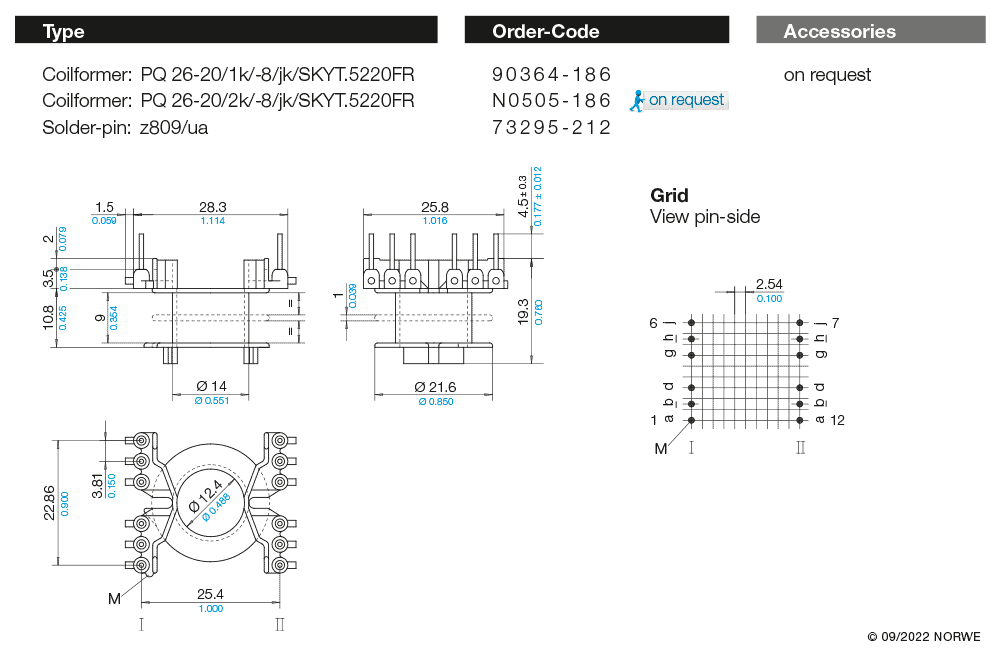 PQ 26-20/1k/-8/jk/SKYT.5220FR technical product visual