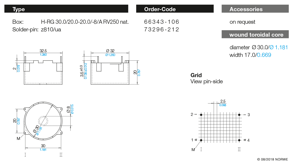 H-RG 30,0/20,0-20,0/-8/A RV250 nat. technical preview