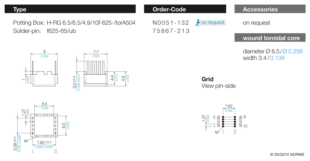 H-RG 6,5/6,5/4,9/10f-625-/torA504 technical preview