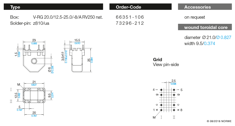 V-RG 20,0/12,5-25,0/-8/A RV250 nat. technical preview