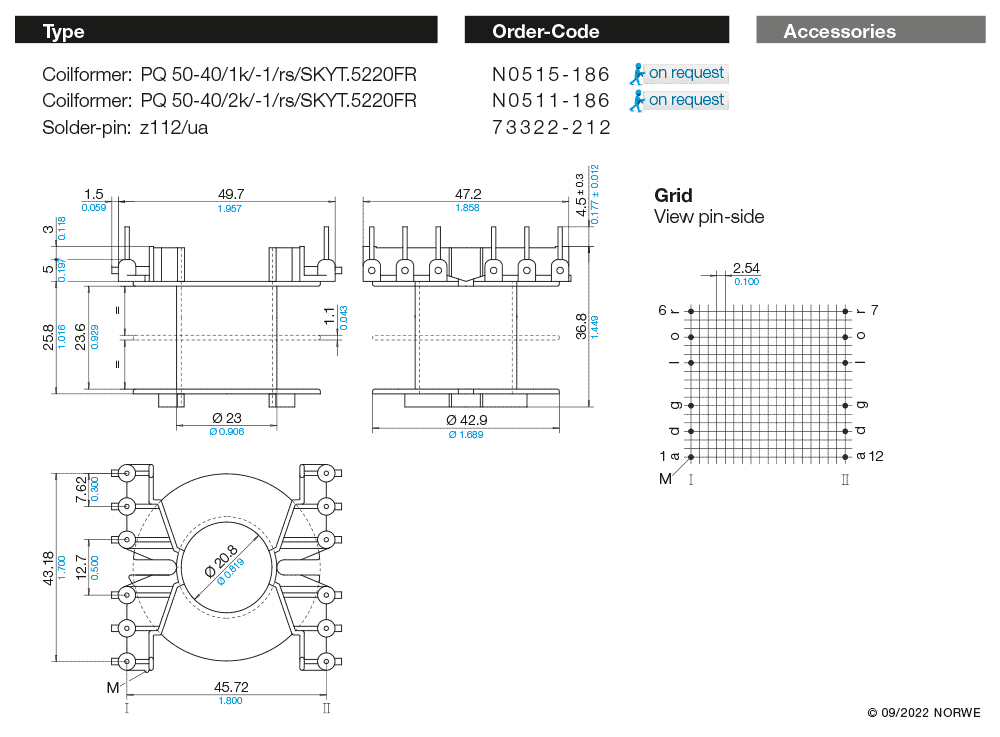 PQ 50-40/1k/-1/rs/SKYT.5220FR technical product visual