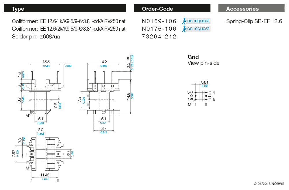 EE 12,6/2k/K9,5/9-6/3,81-cd/A RV250 nat. technical preview