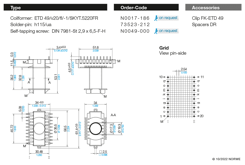 ETD 49/v20/fl/-1/SKYT.5220FR technical product visual