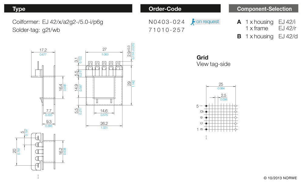 EJ 42/x/a2g2-/5,0-i/p6g technical preview