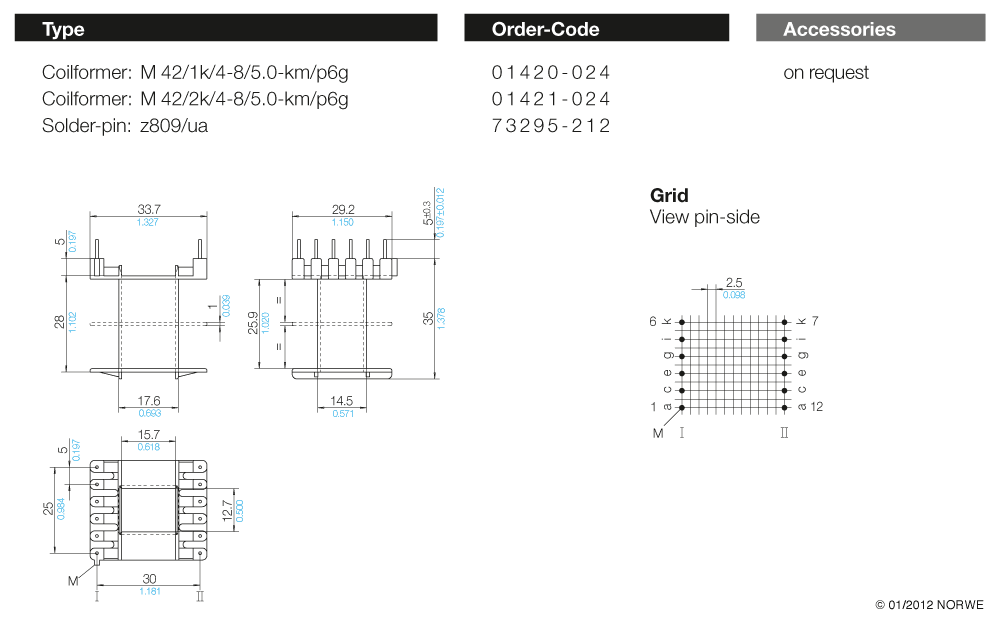 M 42/1k/4-8/5,0-km/p6g technical product visual