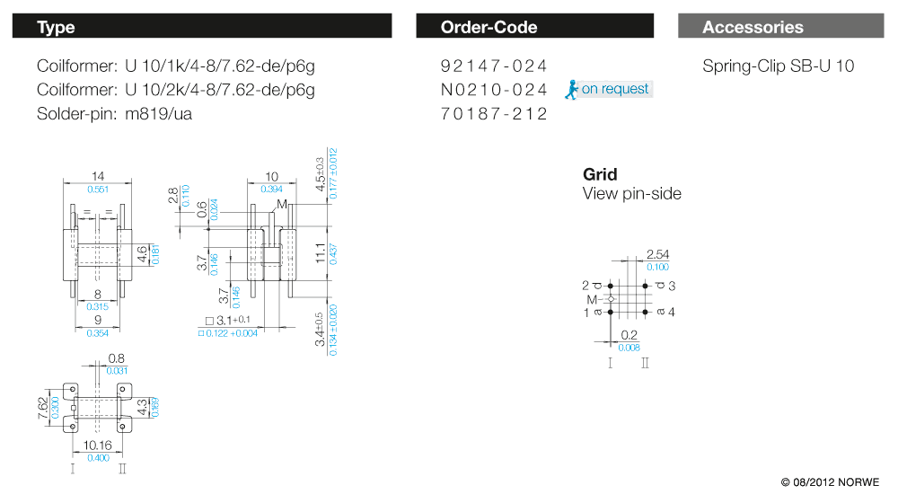U 10/1k/4-8/7,62-de/p6g technical product visual