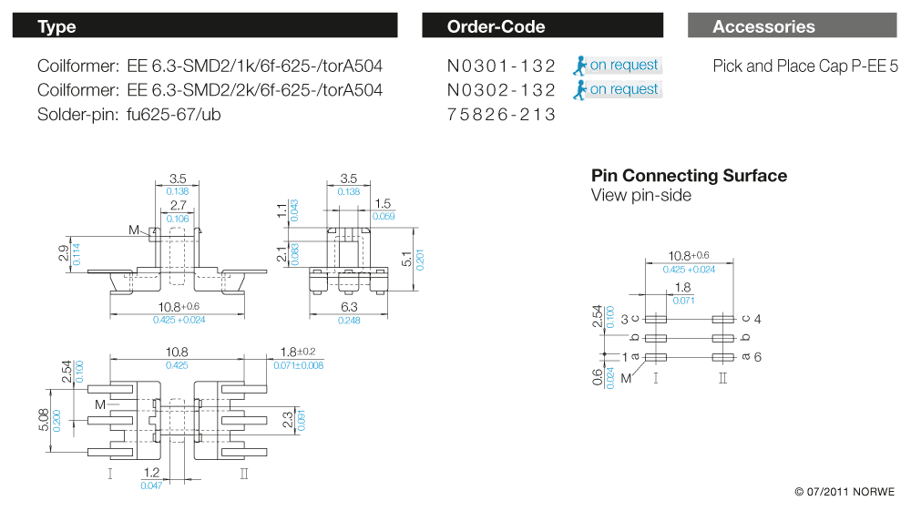 EE 6,3-SMD2/2k/6f-625-/torA504 technical product visual