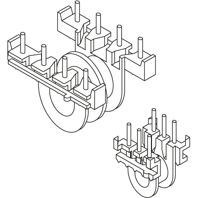 EP 7 - EP 20 Coil Formers With Solder Pins technical product overview