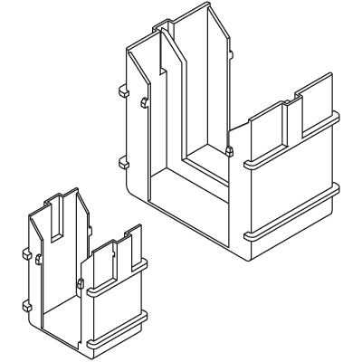 Shrouds For UNI EJ Two-Section Coil Formers / Solder Pin Version technical product overview