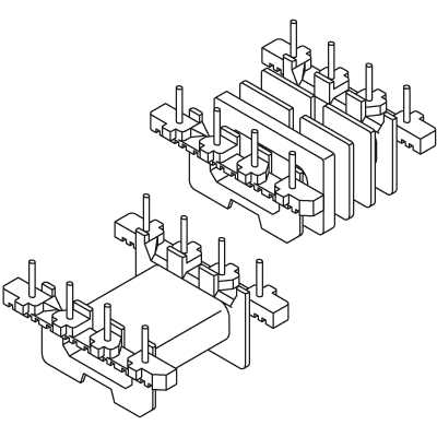 EFD 15 - EFD 30 With z6 Solder Pins technical product overview