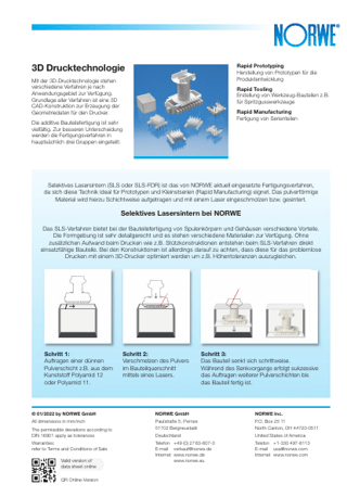 3D Drucktechnologie (PDF)