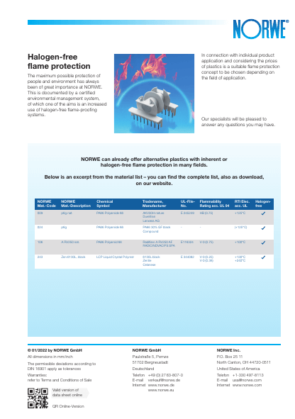 Halogen-free flame protection (PDF)